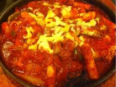 奶酪海鲜炒米条-包装马车·韩国料理·포장마차