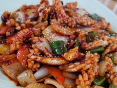 辣炒鱿鱼-贤花饭店(城阳店)