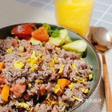 [加油]小裁缝的十分钟做饭记之-剩饭什锦炒饭[加油]
