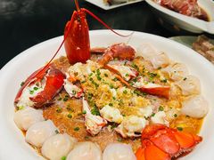 波士顿龙虾蒜蓉粉丝蒸-京杭上院·河景花园餐厅·杭帮菜名店