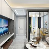 72㎡两居改三居，柔和温暖 ，美好无处不在！