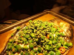 鲜青椒烤鱼-探鱼·鲜青椒爽麻烤鱼(中山大信新都汇店)