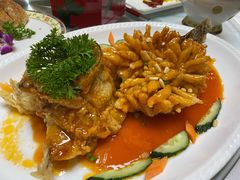 松鼠桂鱼。-鹿鸣春饭店(总店)