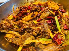 主打的干锅鸭头-安诚居干锅鸭头(八角店)