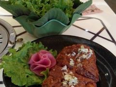 黍子叶生菜合盘-艺林烤肉城(光明店)