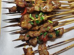 -山野的朋友露营炭火烤肉