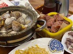 石锅焖花蚬子-楼外楼大刀肉传统火锅居(博学路店)