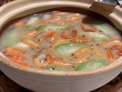 海南丝瓜豆腐煮河虾-广州文华东方酒店·江-由辉师傅主理