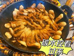 排骨豆角卷子-华盛园卷子王农家菜水库鱼