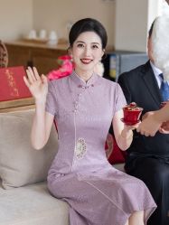 -禾米旗袍妈妈装礼服定制(嘉业国贸店)