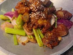 蒜香蜜汁排骨-绿茶餐厅(乐峰广场店)