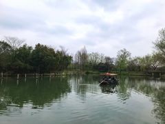-摇橹船上船码头