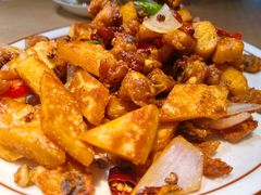 辣子鸡炒馕-纳鲁孜·新疆特色餐厅(上海悦荟广场店)