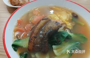 Pork and Egg Noodle Soup