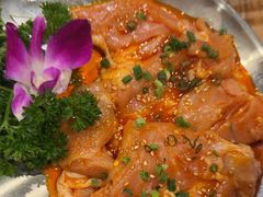 -明洞阿姨·韩式酱蟹烤肉·创意料理(三元桥店)