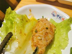 蒜香鸡翅中-胖记烤肉(江汉路店)