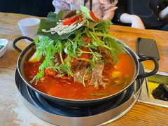 土豆排骨火锅-喇喇排骨火锅·传统韩式脊骨汤(望京西园总店)
