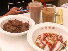 椰汁有机红豆冰-大哥餐厅(西城花园店)