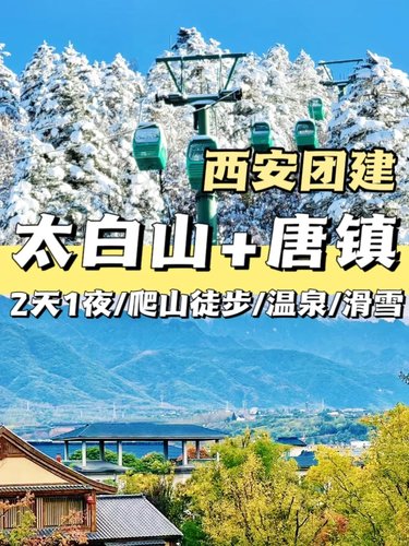 救命！西安团建还能这么玩❓太白山+唐镇攻略