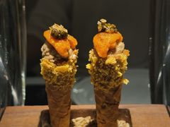 海胆鱼籽酱华夫筒-壳里西餐厅Coquille Seafood Bistro(蒙自路店)