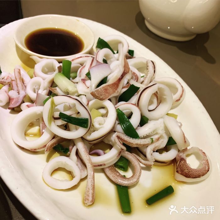 潮東東潮州菜白灼鮮魷魚圖片