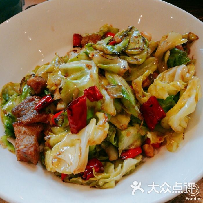 柴门饭儿(成都远洋太古里店)油渣炒包心菜图片 - 第2张