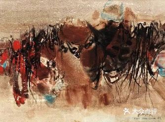 远看西洋画，近看中国画