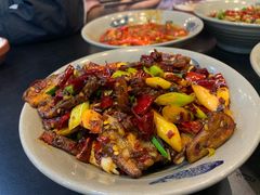 青蒜炒五花肉-潇湘阁(望京SOHO店)