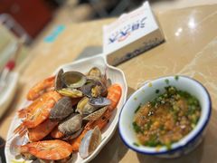 基围虾-海大大蒸汽海鲜餐厅·粤菜·特色小炒(欢乐颂店)