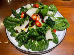 菊花奶白菜-老兰家传统烧烤炒菜泡馍(小南门店)