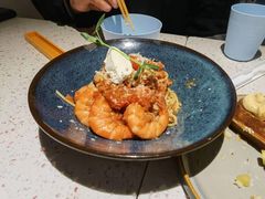 鲜茄茸大虾配马斯卡朋意大利面-BE BRIGHT KITCHEN(正佳广场店)