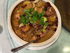 三黄鸡香菇炖宽粉-牟传仁饭庄(星海店)