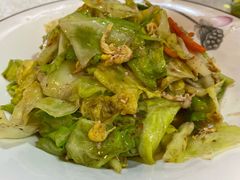 虾酱鸡蛋炒莲白-渔娘渔家丹东海鲜(东直门店)