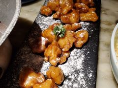 雪花糖醋里脊-绿茶餐厅(光谷世界城步行街店)
