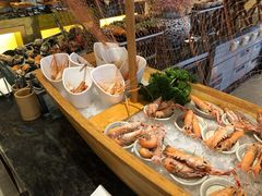自助取餐区-凯宾斯基饭店.元素西餐厅自助餐