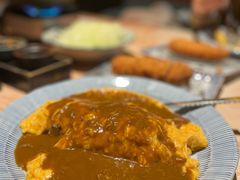 金咖喱熔岩蛋包饭猪排饭-堂本家洋食别馆·炸猪排(中心城店)