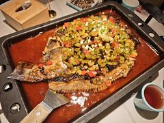 豆豉味烤鱼-江边城外烤全鱼(龙德广场店)