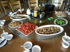 蒜蓉粉丝蒸鲍鱼，蜜汁排骨，清蒸海鱼-兴隆槟榔园休闲农庄
