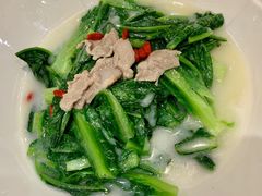 粥水油麦菜。-金满楼(天河中路店)