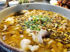 招牌酸菜鱼-驿舍·民國老营房院子私房菜(科学会堂店)