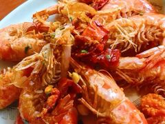香辣明虾-坛南湾阿强农家乐.海鲜大排档老字号(福州地标美食店)
