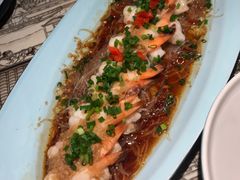 金银蒜蒸凤尾虾-绿茶餐厅(千岛湖银泰城店)