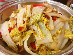 干锅白菜-刘胖子家常菜·蹄花焖藕(中南店)
