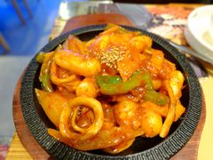 芝士年糕炒鱿鱼-万兴佳烤肉·长白山老味道(宏泰广场店)