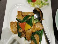 XO酱炒秋葵爽肉-宝隆花园酒店