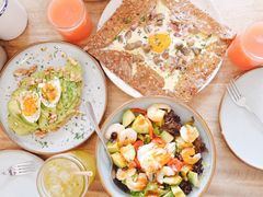 鸡蛋蘑菇熏肉荞麦可丽饼-RAC BAR(安福路店)