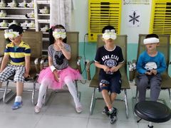 看看我们幼儿园的小朋友多乖啊～-星视野儿童近视弱视视力训练中心(富荟店)