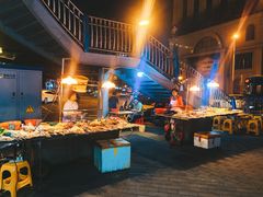 门口的烧烤摊-老五鸡丝豆花面粉(瑞金北路68号院店)