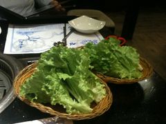 生菜&nbsp;无限量供应-青松馆韩国料理(香港中路佳世客店)