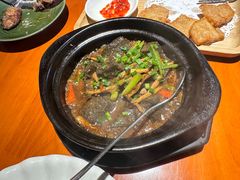 鹅肝酱黑豆腐煲-金穗园·砂锅粥.醉鸡煲火锅(长寿路店)